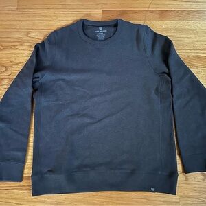 Mack Weldon ACE Crew Neck Sweatshirt, Charcoal Gray, size XL